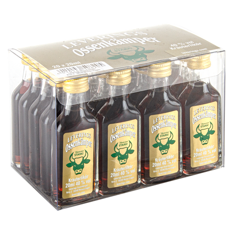 Leverings Ossenkämper Kräuterlikör 20 x 20 ml